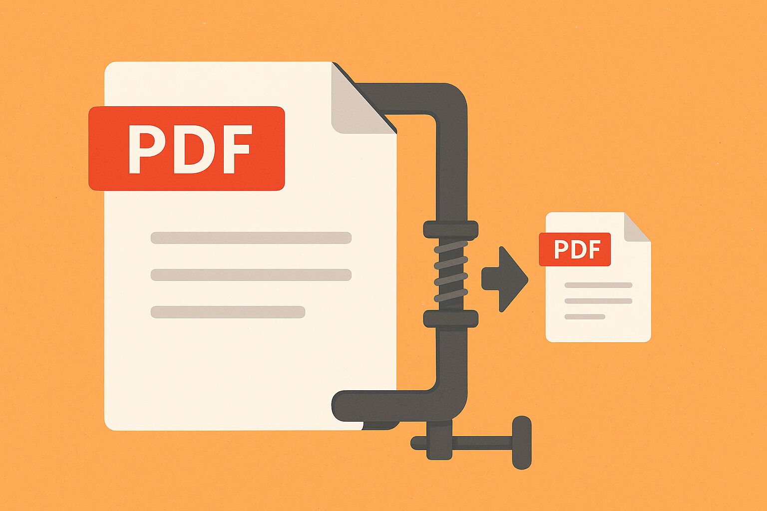 PDF compression illustration