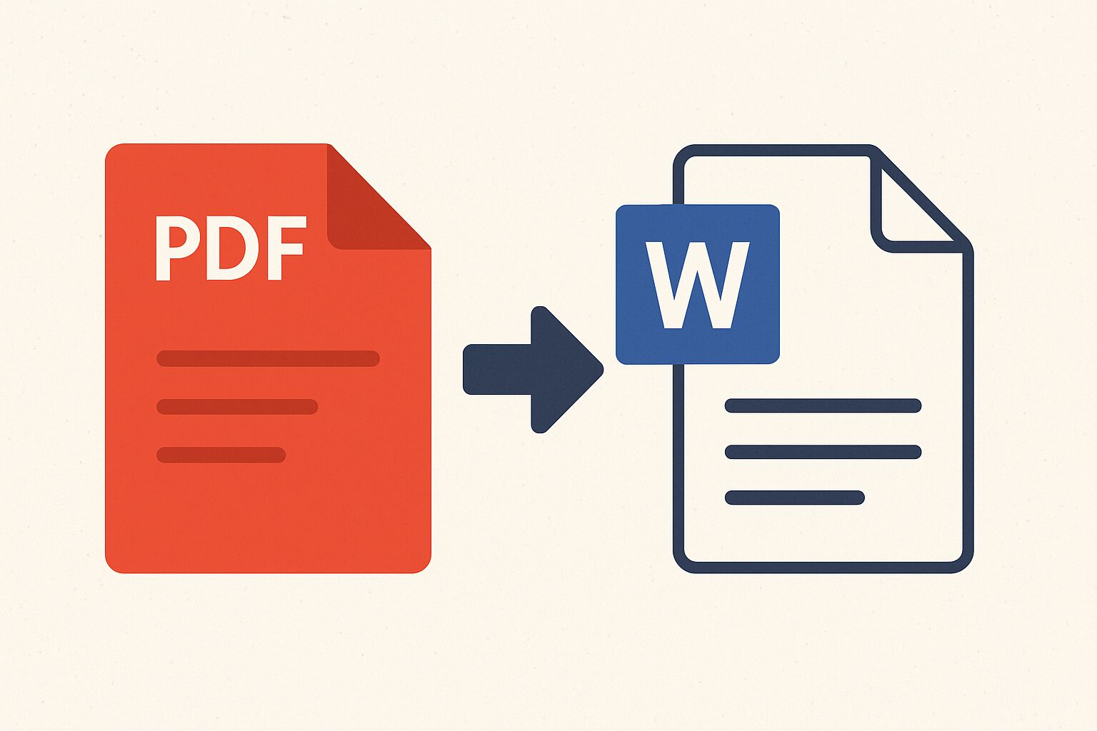 PDF conversion illustration